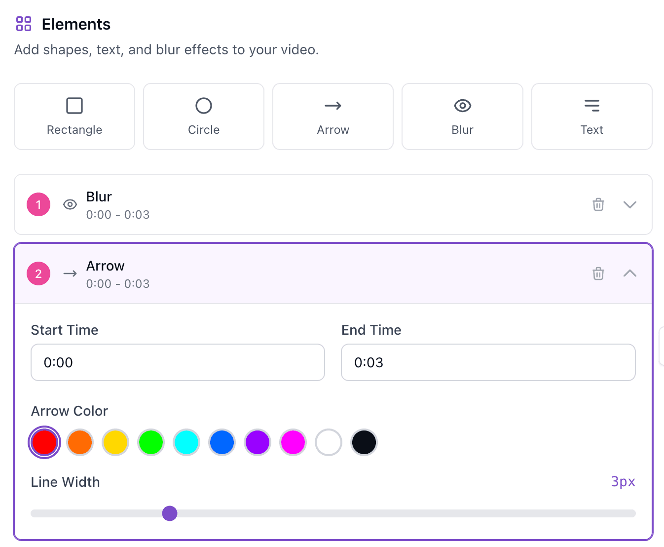 Vidocu video effects editor